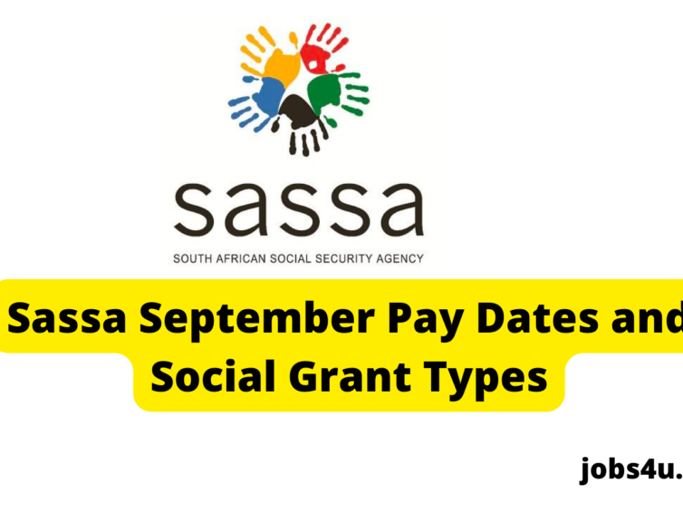 Sassa September Pay Dates and Social Grant Types
