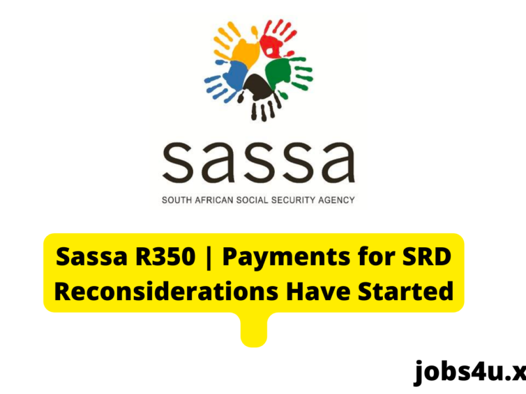 Sassa R350 | Payments for SRD Reconsiderations Have Started