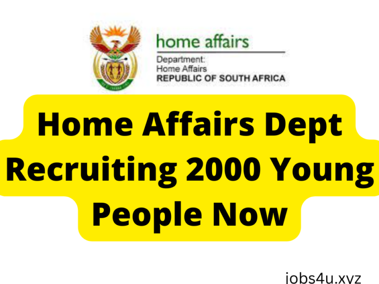 Home Affairs Dept Recruiting 2000 Young People Now