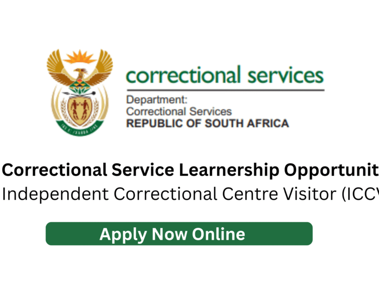 Correctional Learnership Opportunity 2026 – Independent Correctional Centre Visitor (ICCV) | POST 05/261
